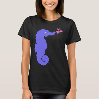 Camiseta Seahorse Hearts Aquatic Sea Animal Fish Hippocampu