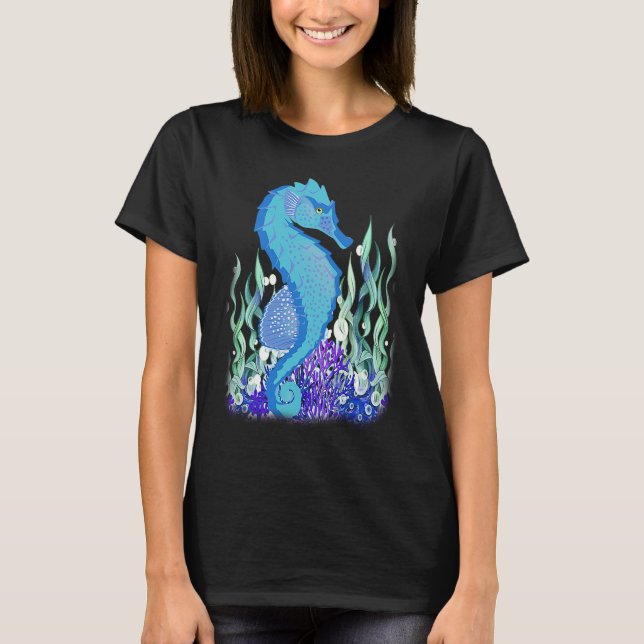 Camiseta Seahorse I Aquatic Ocean I Sea Horse (Frente)