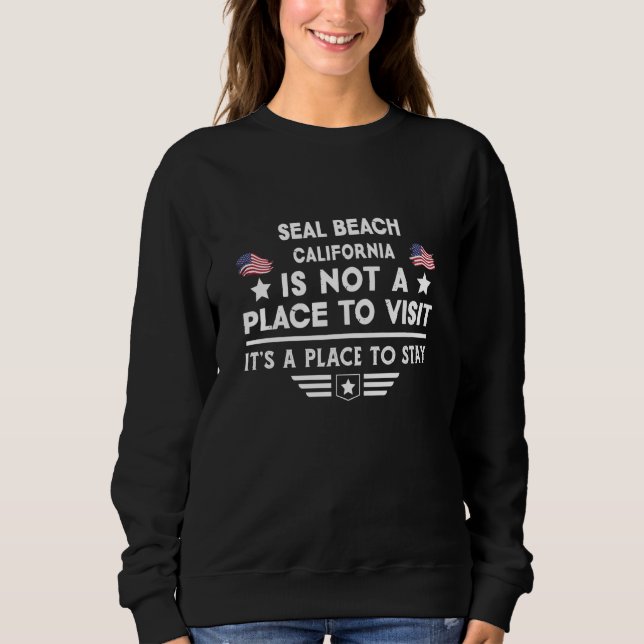 Camiseta Seal Beach California Place to stay USA Town Home  (Frente)