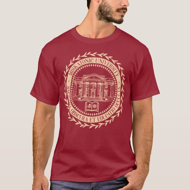 Camiseta Seal da Universidade Miskatonic (Frente)