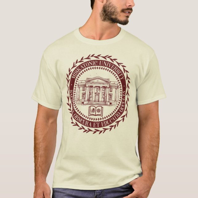 Camiseta Seal da Universidade Miskatonic (Frente)