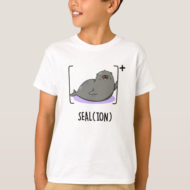 Camiseta Seal Ion Funny Sea Lion Pun (Frente)