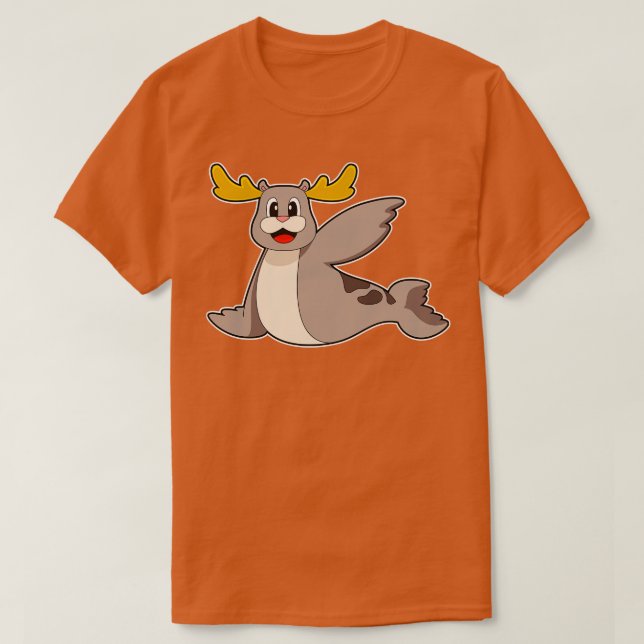 Camiseta Seal Reindeer (Frente do Design)