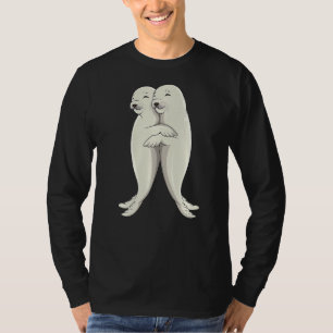 Camiseta Seal Sea Lion Seals Meninas Meninas Meninas Mulher