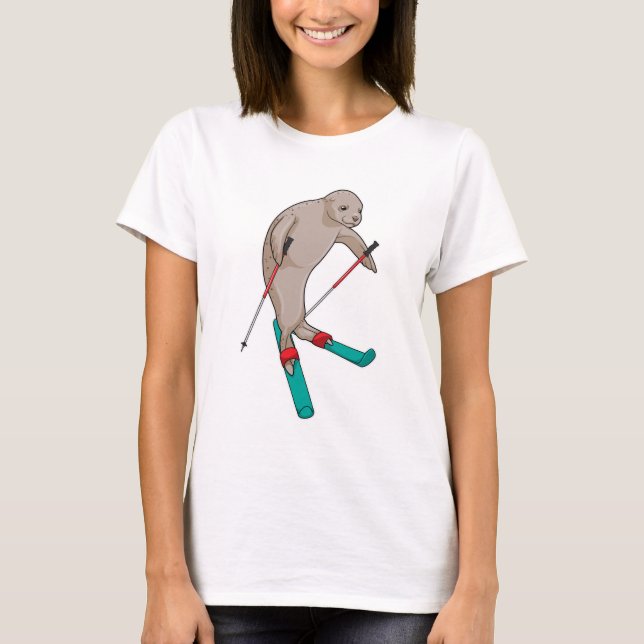 Camiseta Seal Skier Ski (Frente)