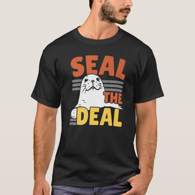 Camiseta Seal The Deal Underwater Animal Marine Biology Sea (Frente)