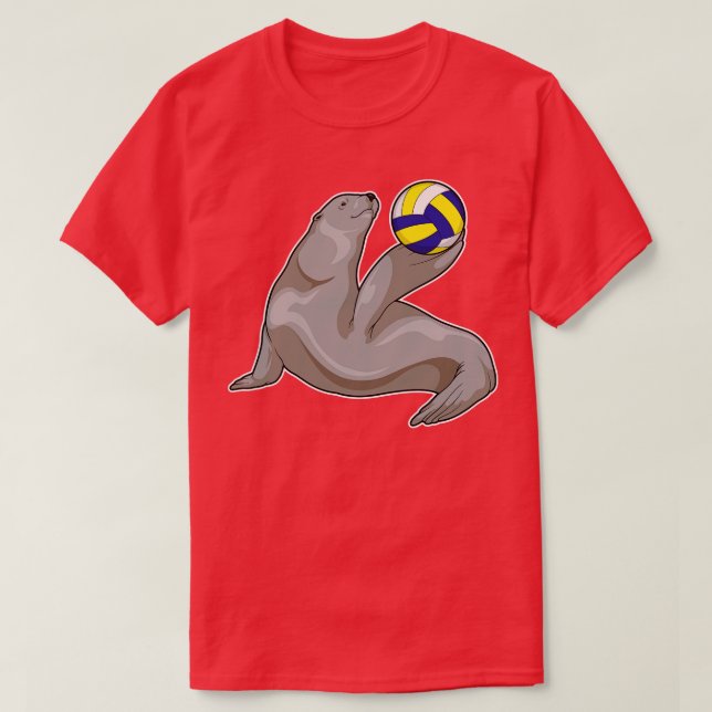 Camiseta Seal Voleibol 2 (Frente do Design)