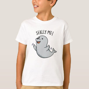 Camiseta Seally Me Engraçado Seal Pun