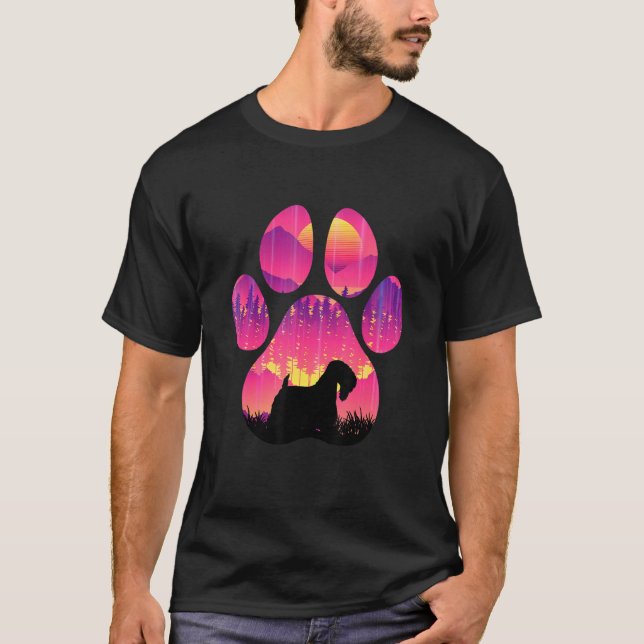 Camiseta Sealyham Terrier Paw Mom Dad Dog  Women Men (Frente)