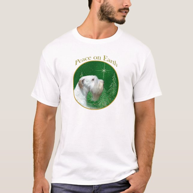 Camiseta Sealyham Terrier Peace on Earth (Frente)