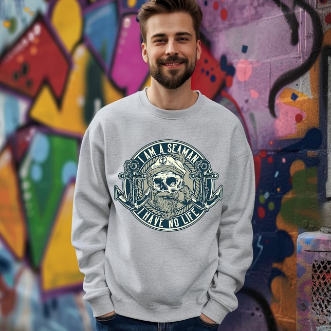 Camiseta Seaman Has No Life (Criador carregado)