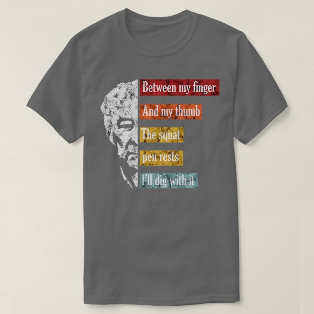 Camiseta Seamus Heaney (Frente do Design)
