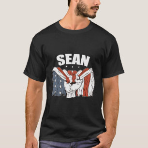 Camiseta Sean Birthday Patriotic First Name Personalizou-no
