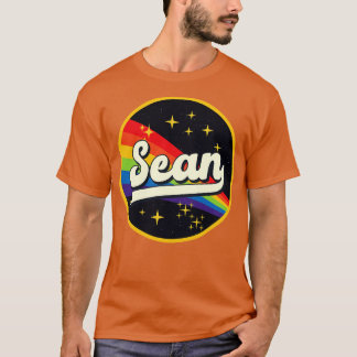 Camiseta Sean Rainbow No Estilo De Vintage Espacial