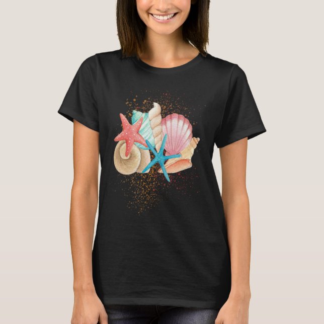 Camiseta Seashell Beach Ocean Shellers Collector Artesanato (Frente)