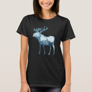 Camiseta Seattle Centro City Skyline Washington Pride Moo