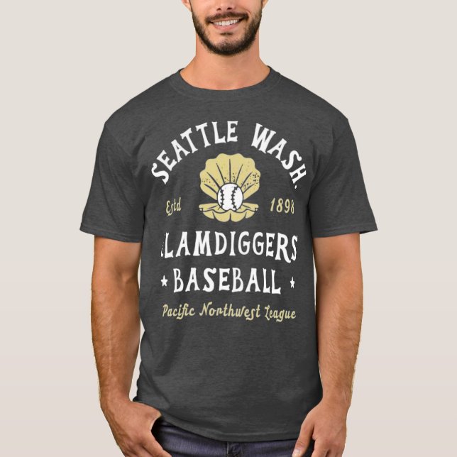 Camiseta Seattle Clamdiggers - Washington (Frente)