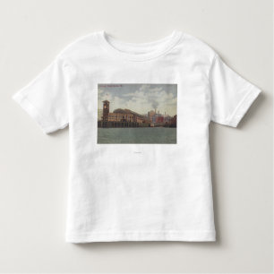 Camiseta Seattle, doca de WAColeman no beira-rio de Seattle