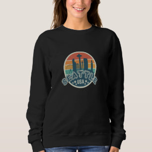 Camiseta Seattle Gifts Seattle Space Agulha EUA Washington
