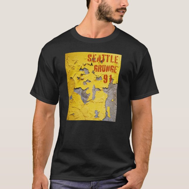 Camiseta Seattle Grunge Music 1991 (Frente)