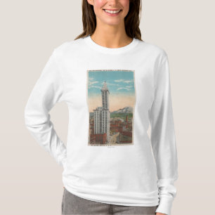 Camiseta Seattle, opinião da torre de WASmith & Monte