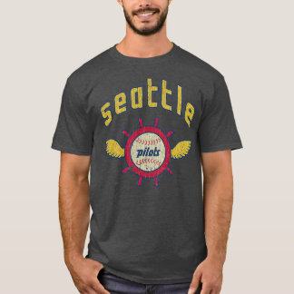 Camiseta Seattle Pilots Baseball Vintage
