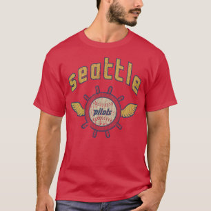Camiseta Seattle Pilots Baseball Vintage TSirt