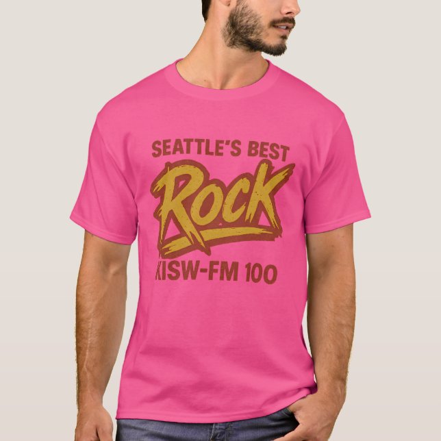 Camiseta Seattle’s Best Rock – KISW 100 FM (Frente)