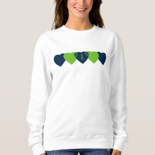 Camiseta Seattle Seahawks Heart Football