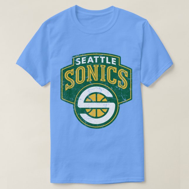 Camiseta Seattle Sonics (Frente do Design)