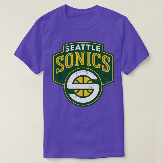 Camiseta Seattle Sonics (Frente do Design)