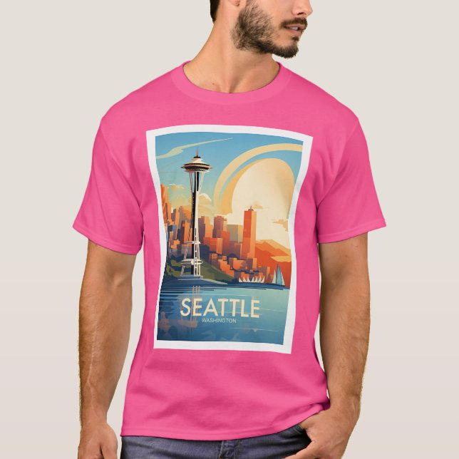 Camiseta Seattle Tradicional (Frente)