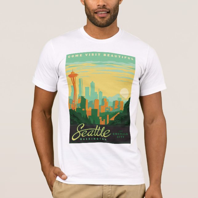 Camiseta Seattle, WA (Frente)