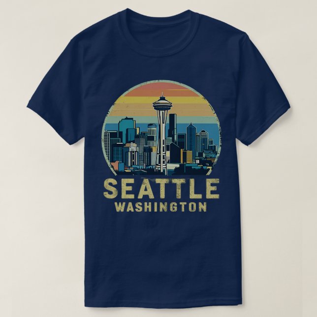 Camiseta Seattle Washington (Frente do Design)