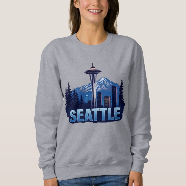 Camiseta Seattle Washington Estados Unidos da América (Frente)