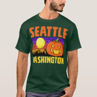 Camiseta Seattle Washington Happy Halloween Party - Cit Loc