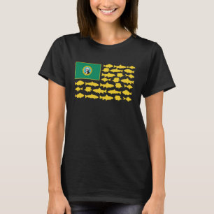 Camiseta Seattle Washington Saltwater Pesca Seattleite WA
