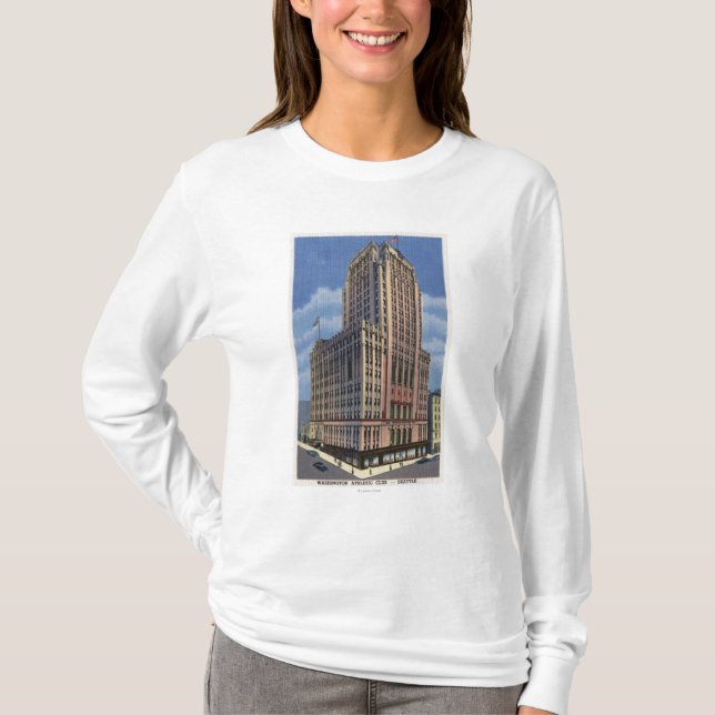 Camiseta Seattle, Washington - vista de Washington (Frente)