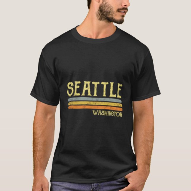 Camiseta Seattle Washington Wa Love (Frente)