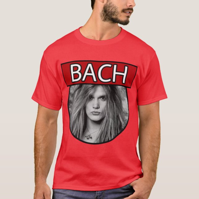 Camiseta Sebastian Bach Skid Row retrô (Frente)