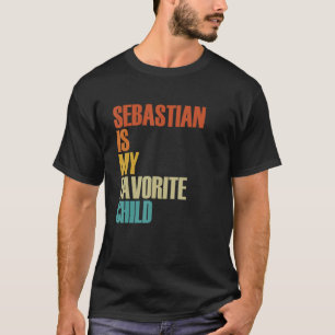 Camiseta Sebastian É Meu Filho Favorito Sebastian