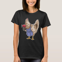 Camiseta Secador de Cabelo de Galinha