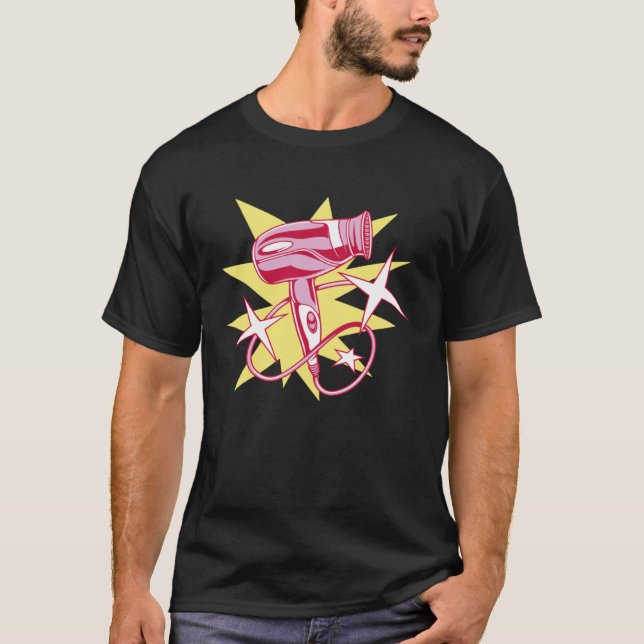 Camiseta Secador de Salão de Cabelo (Frente)