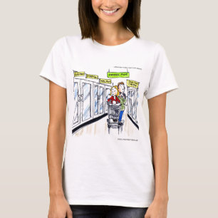 Camiseta Seção de Comida Congelada da Morsa Engraçado