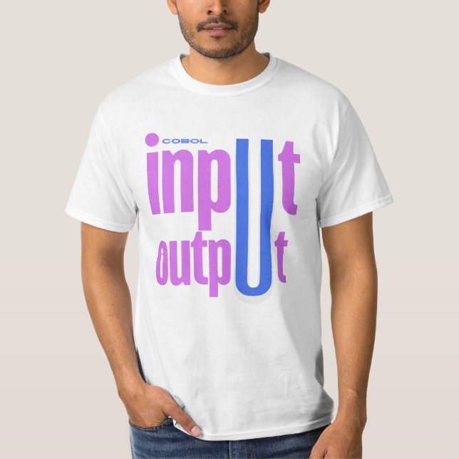 Camiseta Seção de Entrada e Saída da Linguagem de Programaç (Frente)