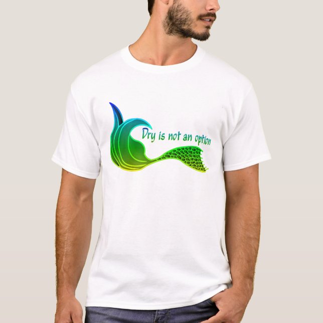 Camiseta Seco não é uma opção em tons verdes (Frente)