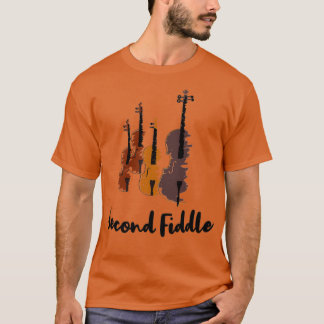 Camiseta Second Fiddle Violinist Musical Classic TShirt
