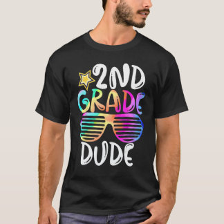 Camiseta Second Grade Dude 2nd Grade Teachers Students Back