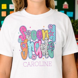 Camiseta Second Grade First Day of School Coquette Custom