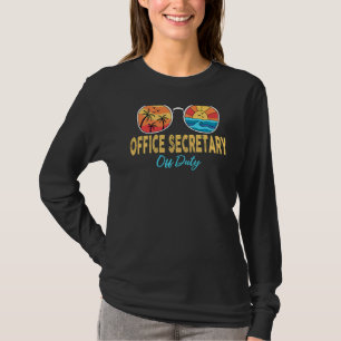 Camiseta Secretária de Escritório de Demissão Feliz Dia Pas